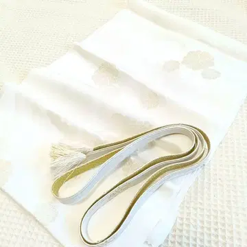 W7 오비 장식 천 오비 장식 천 세트 화이트