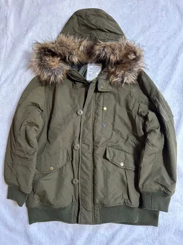 RODEO CROWNS 카키 M 사이즈 퍼 블루종