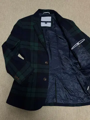 DoCLASSE 두클라쎄 체크 무늬 자켓 L 사이즈 테일러드