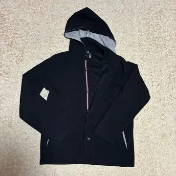 [ 새상품급 ] BACK NUMBER 후드 부착 자켓 블랙 M