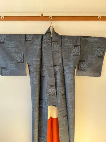 오시마 명주 기모노