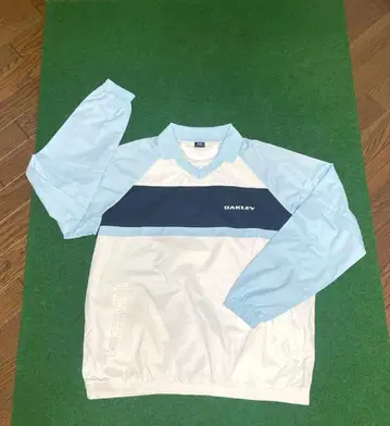 OAKLEY V넥 2way 자켓 스카이블루 x 화이트 L~LL 오클리