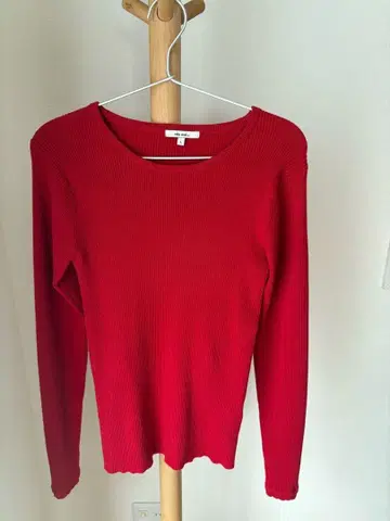 니코앤드 더블 프릴 커프 리브 니트 풀오버