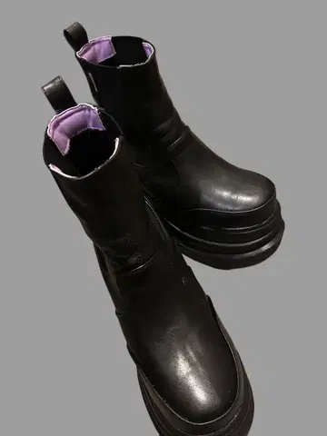 통굽 사이드 고어 부츠 YOSUKE