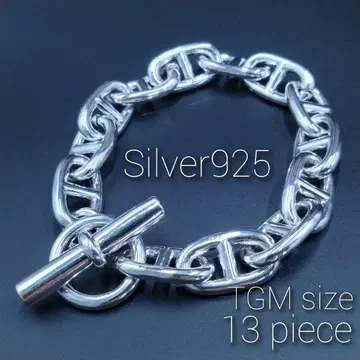 체인 당크레 앵커 체인 팔찌 실버