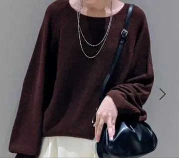 LEPSIM 7 게이지 카노코 래글런 긴팔 풀오버