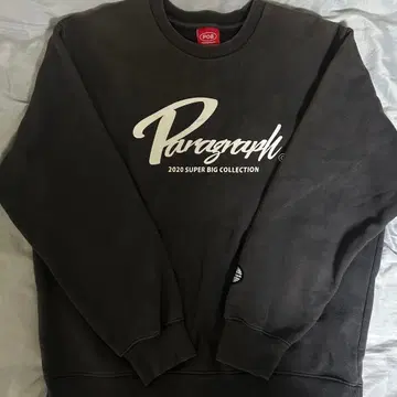 새상품급 Paragraph 맨투맨 다크 그레이