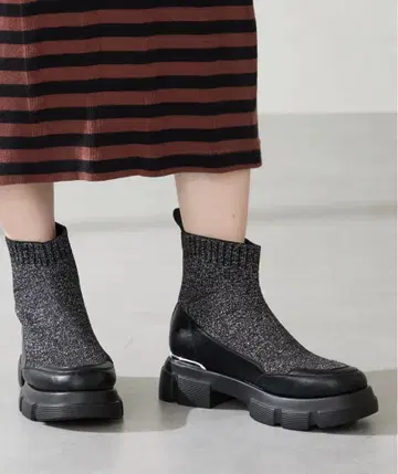 ORiental TRaffic 니트 삭스 숏부츠 L 사이즈