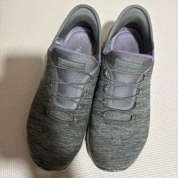 스케쳐스 그레이  타입 스니커즈 24cm