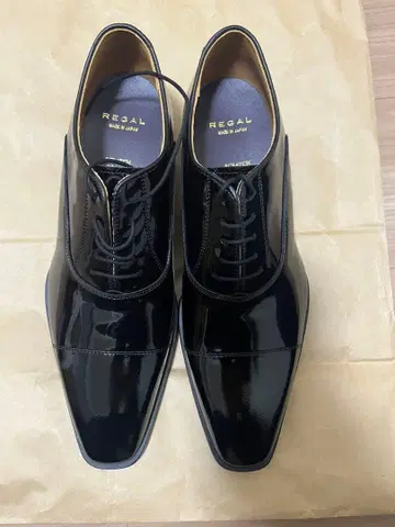 REGAL 블랙 드레스 슈즈 일본제