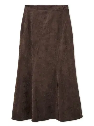 FRAY I.D (프레이 아이디) 레더라이크 내로우 스커트 브라운