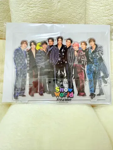 미개봉 새상품 SnowMan 집합 아크릴 스탠드 Snow World 굿즈