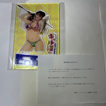 낚아서 먹고 싶은 갸루사와 씨 봄사와제 아크릴 스탠드 추첨 선물 당선품