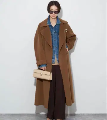 plage 해밀턴 트렌치코트 카멜 38