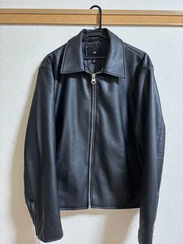 블랙 자켓 가죽 h&m 아우터 라이더스 인조 가죽