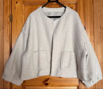 빅 사이즈 복슬복슬 숏코트 새상품 3L