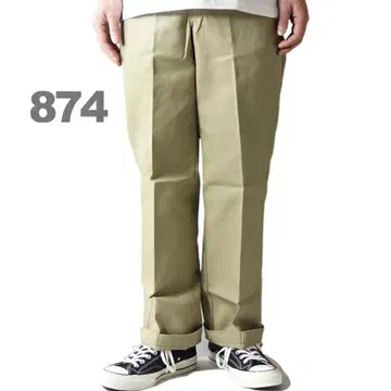 미사용 디키즈 Dickies 874 W32 카키