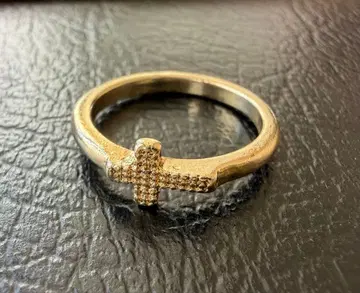 H.P.FRANCE 아쉬페프랑스 십자가 모티브 반지 9호