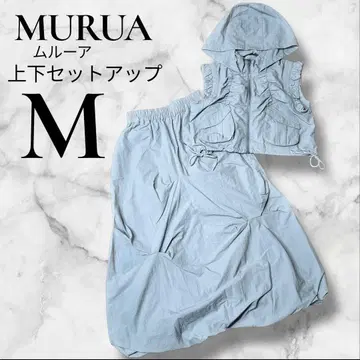 올 시즌! MURUA 무루아 상하의 셋업 M 라이트 블루 M