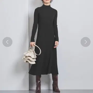 [새상품] UNITED ARROWS WIP PTN 리브 니트 원피스