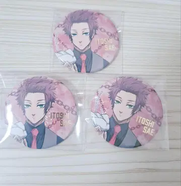 이토시 사에 트레이딩 홀로그램 금박 캔뱃지 에고전