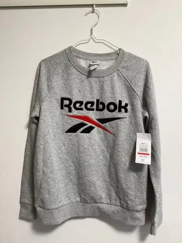 [ 미사용 ] Reebok 그레이 로고 트레이닝복 여성용 S