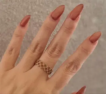 새상품 아쉬페프랑스 골드 컬러 다이아몬드형 격자 반지 12.5호