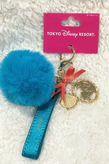 디즈니 아리엘 퍼 키체인 새상품