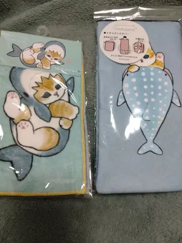 mofusand 상어냥 타월 세트