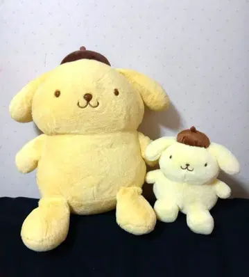 산리오 폼폼푸딩 스탠다드 봉제 인형 S 사이즈 L 사이즈 2개