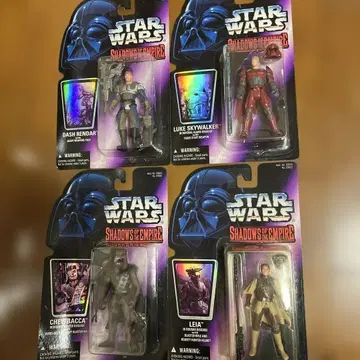 스타 워즈 디럭스 보라색 패키지 6개 세트