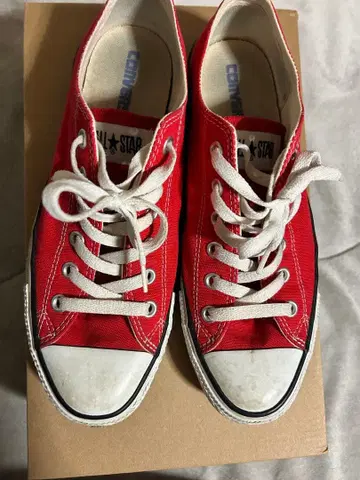 컨버스 올스타 레드 스니커즈