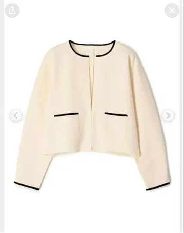 Ballsey 밀라노 리브 크루넥 가디건