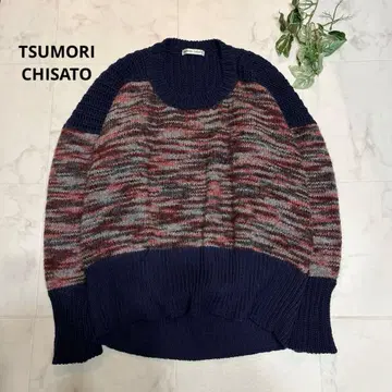 새상품급 TSUMORI CHISATO 울 모헤어 빅 실루엣 니트 2