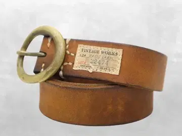 Vintage Works 빈티지 웍스 링 버클 가죽 벨트