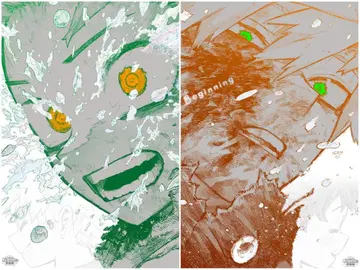 나의 히어로 아카데미아 원화전 히로아카 A2 아트 포스터 2장 세트