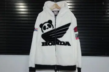 PANDIESTA x HONDA 팬디에스타 인조 모피 블루종 화이트