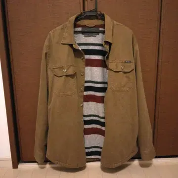 Eddie Bauer 에디바우어 브라운 긴팔 셔츠 M