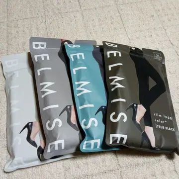 BELMISE 슬림 레깅스 TRUE BLACK & MARINE NAVY