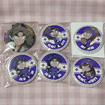 닌타마 란타로 극락탕 캔뱃지 6개 세트