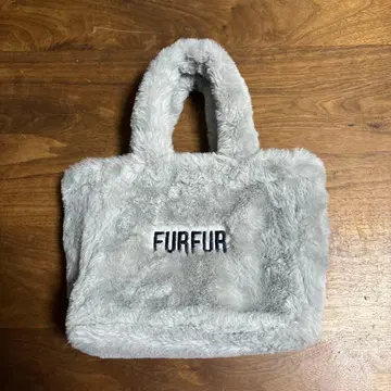 FURFUR 에코 퍼 토트백 그레이