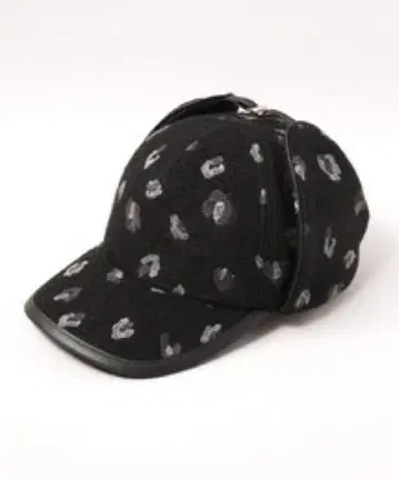 CA4LA 레오파드 무늬 블랙 캡