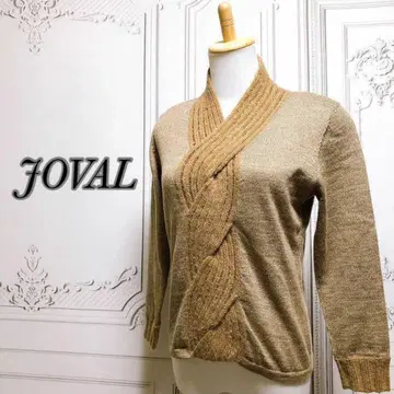 고급 [JOVAL] 스웨터 [F] 베이지/울 알파카 니트 가을/겨울 고급