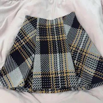 snidel 로빙 체크 미니 스커트