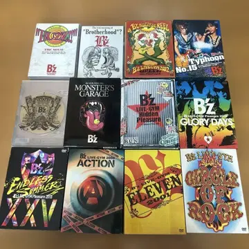 B'z LIVE DVD 전 12세트 묶음 판매