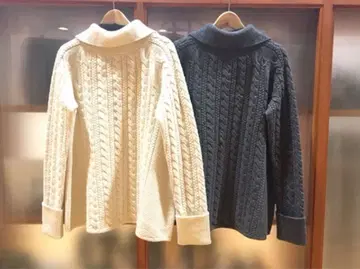 SHINZONE 터틀 플레어 니트