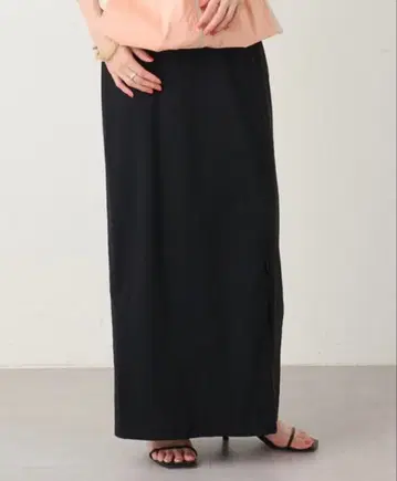 오메카시 슬릿 내로우 스커트 (포멀에도 대응)