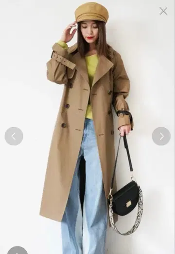 Free's Mart 베이직 래글런 트렌치코트