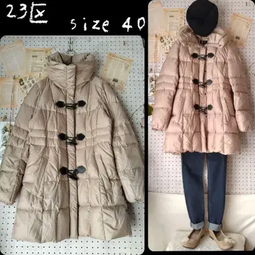 23구 다운 코트 더플 디자인 코트 사이즈 40