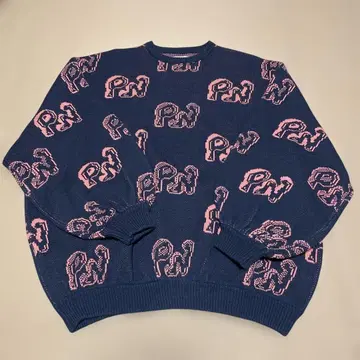 punyus 로고 자카드 니트 20251111